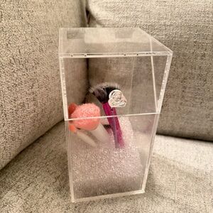 Clear Acrylic Makeup Brush Holder